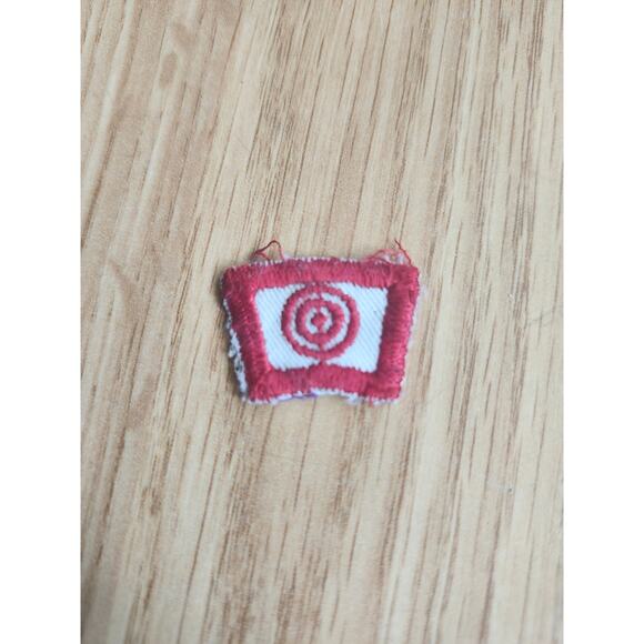 Vintage BSA Boy Scouts Marksmanship Award Patch Red Target Shooting Badge Retro - Picture 1 of 3